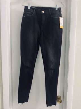 Divided Black Skinny Distressed Jeans